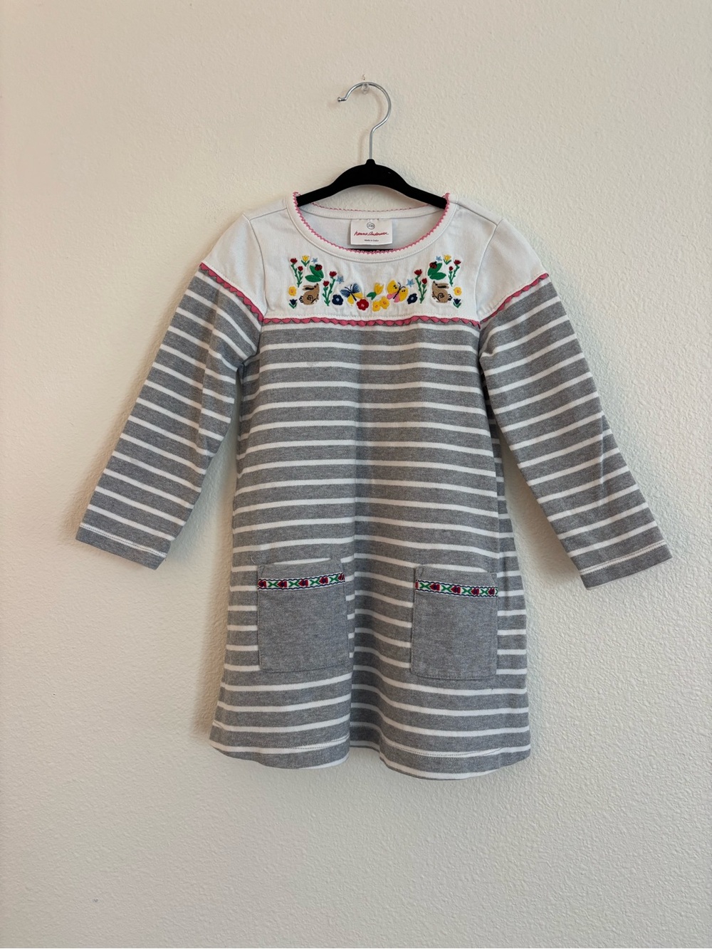 Hanna andersson long sleeve dress size 4